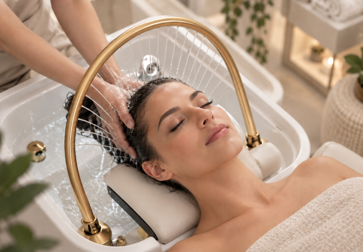 Tratamiento de Japanese Head Spa con lavado de cuero cabelludo